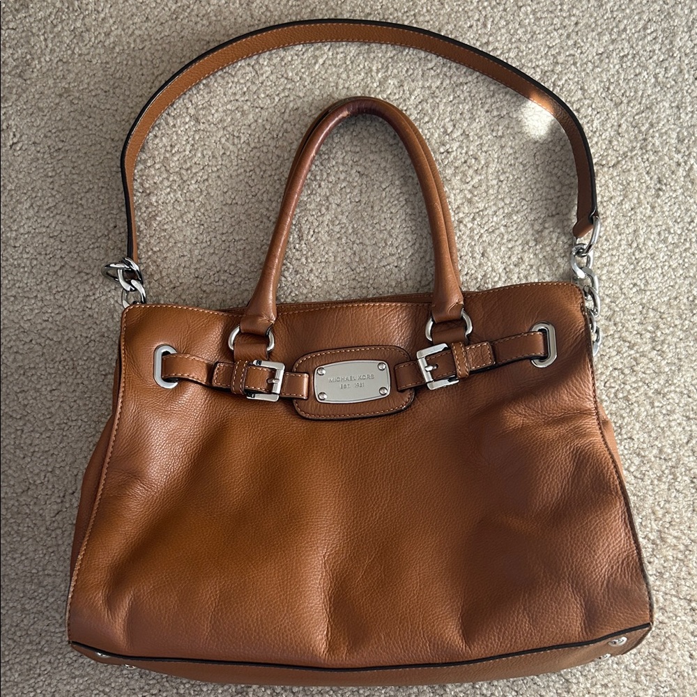 Michael Kors Tan Leather Handbag